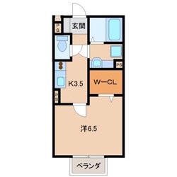 田井ノ瀬駅 徒歩24分 2階の物件間取画像